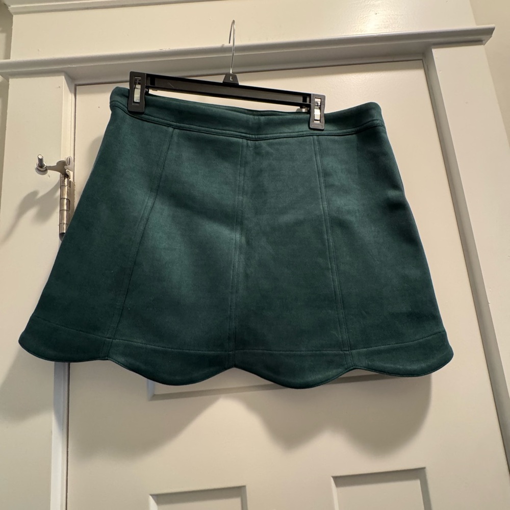 Peach Love California Teal Mini Skirt